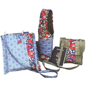 Tote Trio Sewing Kit By June Tailor Cross Body bag, Tablet Tote, Bottle Caddy 1L